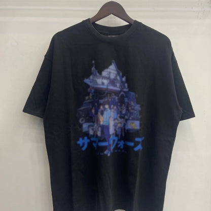 Mens T Shirts Saint Michael Washed and Worn Short Sleeve Fashion Retro Print Vintage Couple T-Shirt