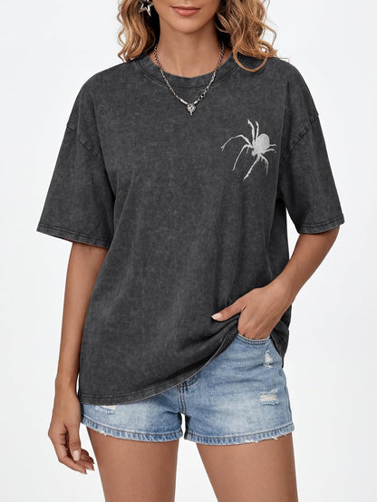 Mens Y2K Baggy Shirts Graphic Tees Oversized Crew Neck Short Sleeve Streetwear Tshirts Summer Tops 2026
