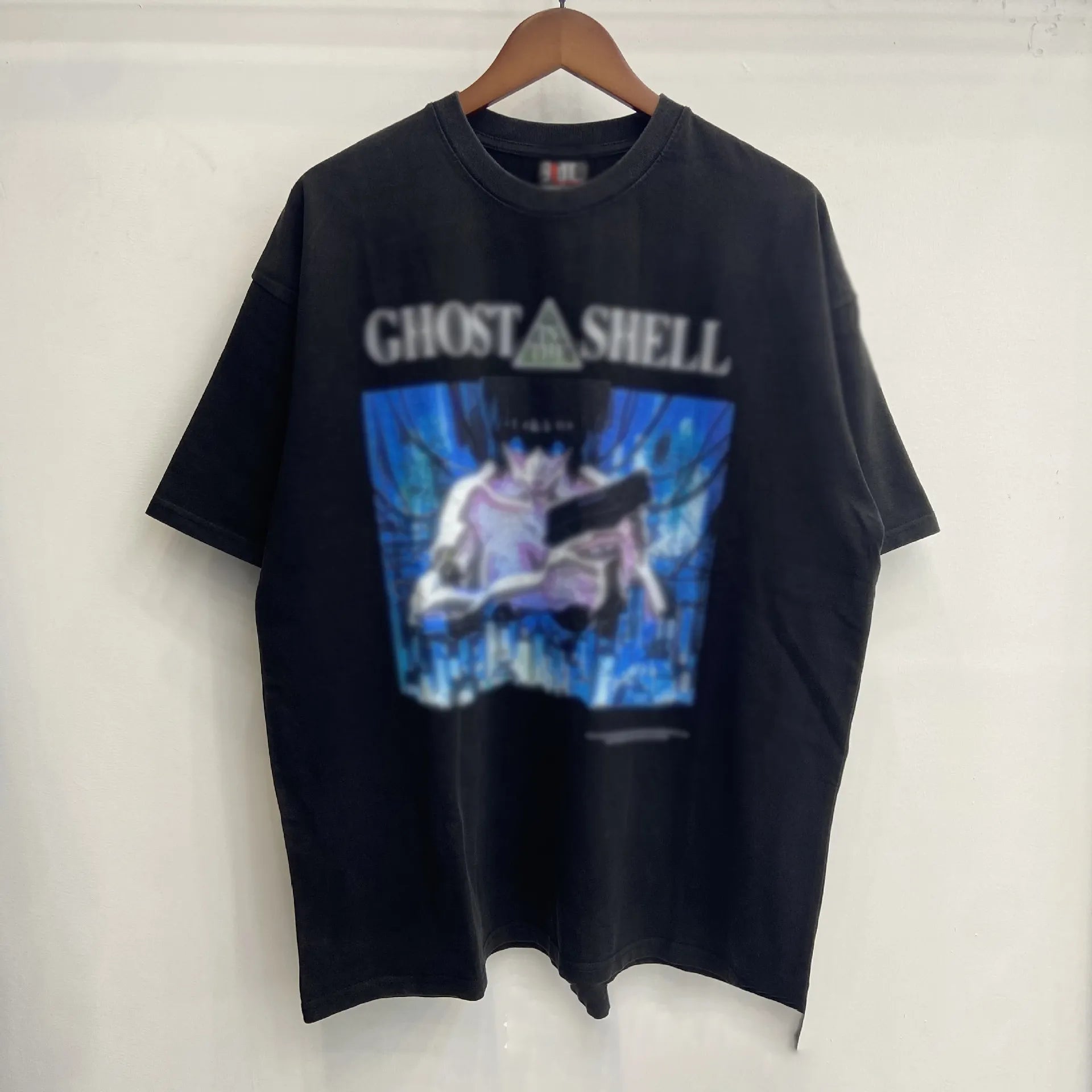Mens T Shirts Saint Michael Washed and Worn Short Sleeve Fashion Retro Print Vintage Couple T-Shirt