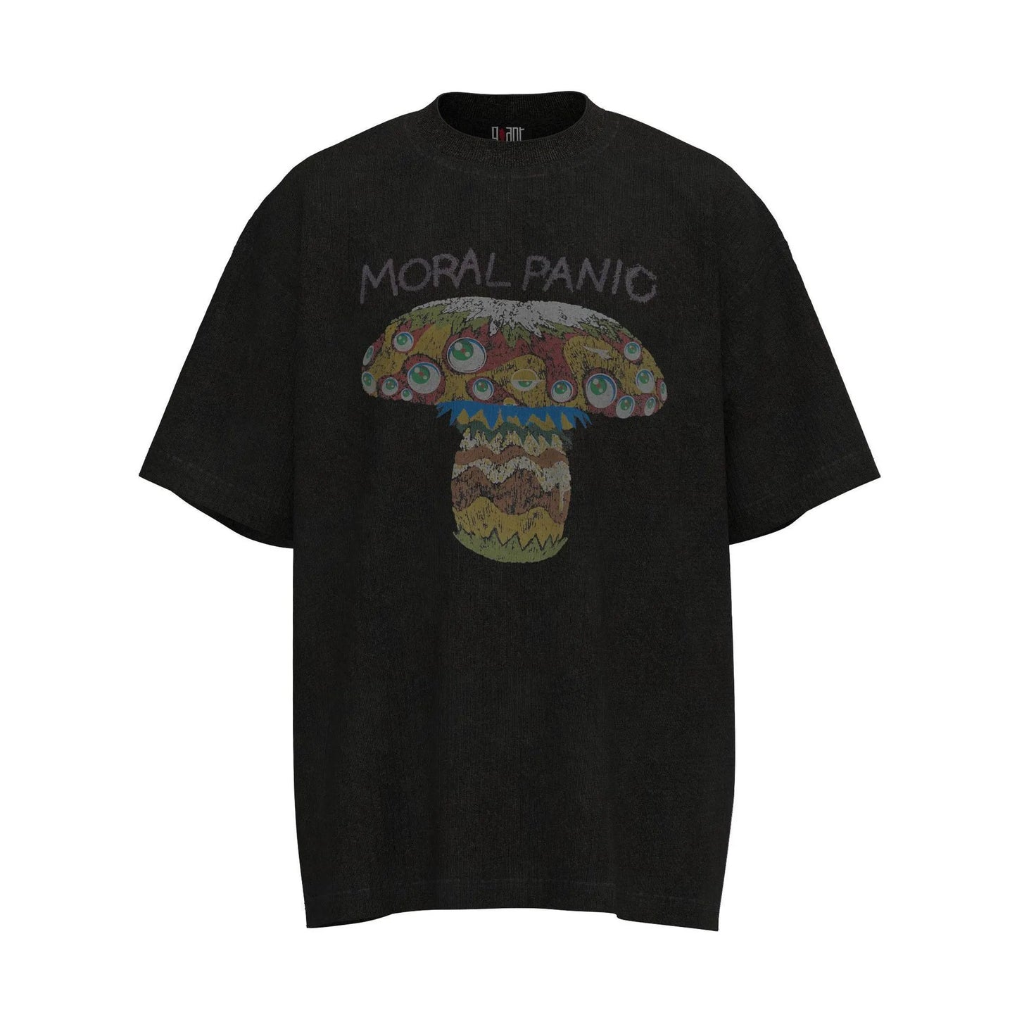 Mens T Shirts Saint Michael Washed and Worn Short Sleeve Fashion Retro Print Vintage Couple T-Shirt