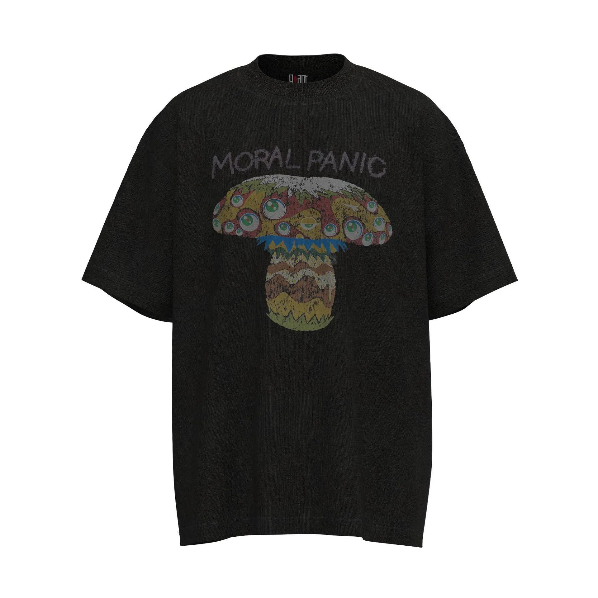 Mens T Shirts Saint Michael Washed and Worn Short Sleeve Fashion Retro Print Vintage Couple T-Shirt