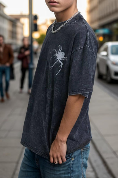 Mens Y2K Baggy Shirts Graphic Tees Oversized Crew Neck Short Sleeve Streetwear Tshirts Summer Tops 2026