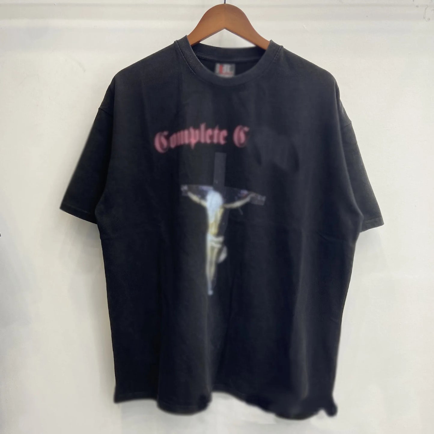 Mens T Shirts Saint Michael Washed and Worn Short Sleeve Fashion Retro Print Vintage Couple T-Shirt